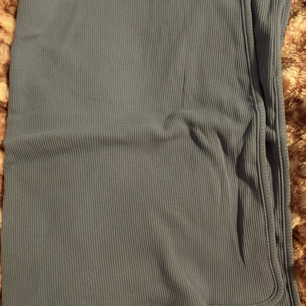 Green Ribbed Pants